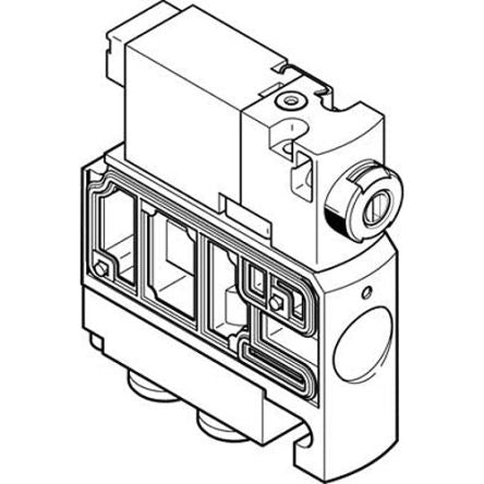 Festo Pneumatic Solenoid Valve -, 547294 [CPVSC1-M1H-K-H-Q3C]; 278-6409
