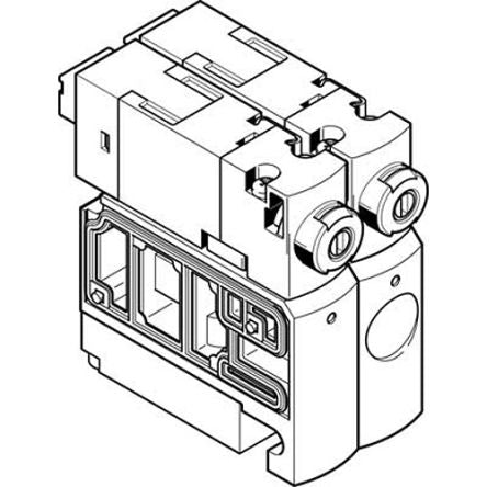 Festo Pneumatic Solenoid Valve -, 547328 [CPVSC1-M1LH-J-H-Q3]; 278-6482