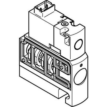 Festo Pneumatic Solenoid Valve -, 547364 [CPVSC1-M5H-D-T-M5C]; 278-6543