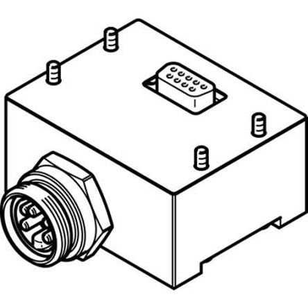 Festo CPX Manifold Block, 571052 [CPX-AB-1-7/8-DN]; 278-6628