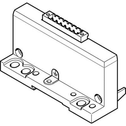 Festo CPX End Plate, 576315 [CPX-EPL-EV-S]; 278-6660