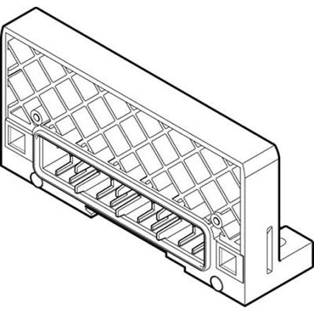 Festo CPX End Plate, 195714 [CPX-EPR-EV]; 278-6663