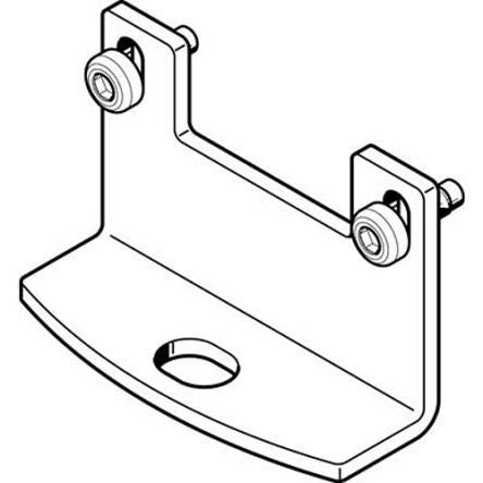 Festo CPX Bracket, 550217 [CPX-M-BG-RW-2X]; 278-6698
