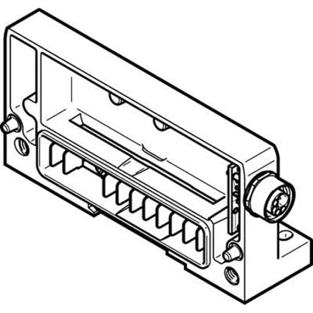 Festo CPX End Plate, 576316 [CPX-M-EPR-EV-X]; 278-6704