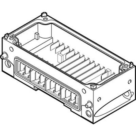 Festo CPX Interlinking Block, 567806 [CPX-M-GE-EV-FVO]; 278-6707