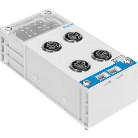 Festo CPX Manifold Block, 565705 [CPX-P-AB-4XM12-4POL-8DE-N-IS]; 278-6723