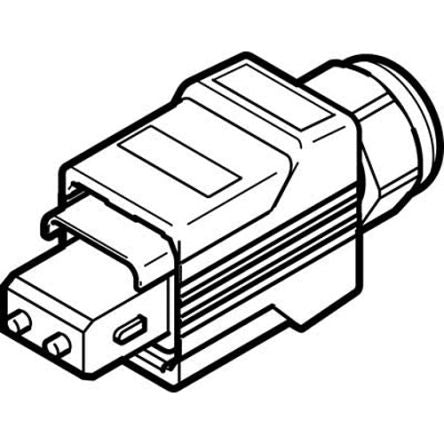 Festo FBS Plug, 571017 [FBS-SCRJ-PP-GS]; 278-6748