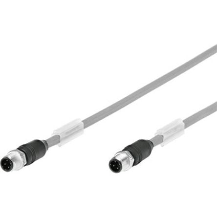Festo NEBC Cable, 8040446 [NEBC-D12G4-ES-0.5-S-D12G4-ET]; 278-6786