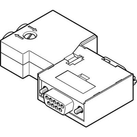 Festo NECU Plug, 574588 [NECU-S1W9-C2-ACO]; 278-6818