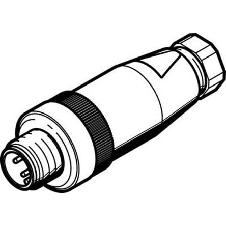 Festo NECU Plug, 570955 [NECU-S-M12G4-P1-Q6-IS]; 278-6822