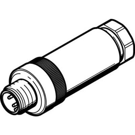 Festo NECU Plug, 570954 [NECU-S-M12G4-P2-IS]; 278-6823