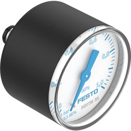 Festo 10 mm Pressure Gauge 10bar 40mm Outside Diameter [PAGN-40-1M-P10-CPA]; 278-6846