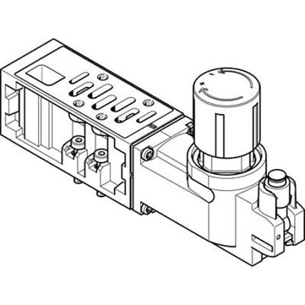 Festo VABF Regulator Plate, 555757 [VABF-S1-2-R1C2-C-6]; 278-6872