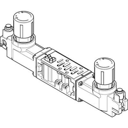 Festo VABF Regulator Plate, 555779 [VABF-S2-2-R5C2-C-6]; 278-6923
