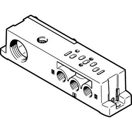Festo VABS Sub Base, 539724 [VABS-S4-2S-N18-K2]; 278-6995