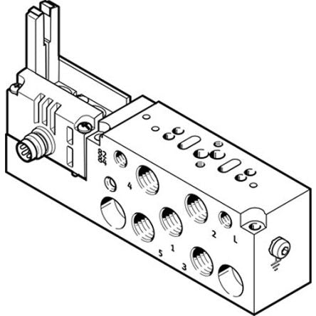 Festo VMPA Sub Base, 8023667 [VMPA14-IC-AP-S-1]; 278-7031