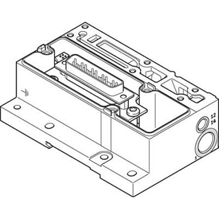 Festo VMPA Electrical Interface, 540894 [VMPA1-MPM-EPL-G]; 278-7185