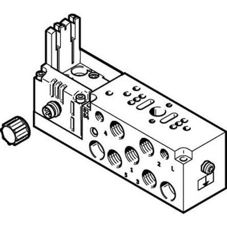 Festo VMPA2 Sub Base, 537981 [VMPA2-IC-AP-1]; 278-7222