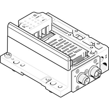 Festo VMPA Electrical Interface, 573185 [VMPA-ASI-EPL-EU-8E8A-CE]; 278-7295
