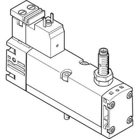 Festo Pneumatic Solenoid Valve -, 560745 [VSVA-B-M52-MZ-A1-1C1-ANP]; 278-7343