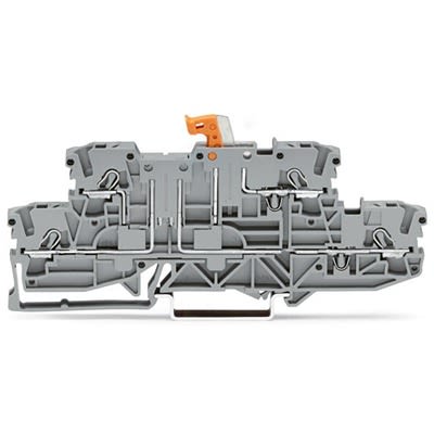 WAGO 2002-2971 TOPJOB S Series Grey, 2.5mm², 2-Level, Push In Termination, ATEX, CSA, IECEx [2002-2971]; 278-7538