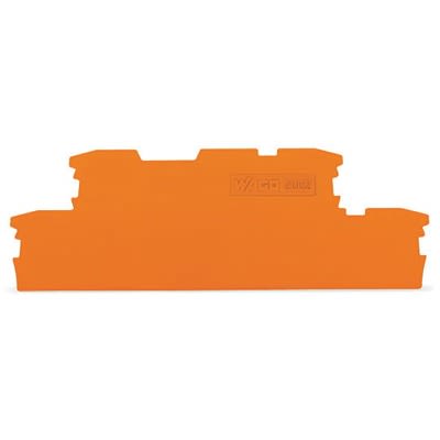 WAGO TOPJOB S Series End and Intermediate Plate for Use with DIN Rail Terminal Block, ATEX, IECEx [2002-2992]; 278-7540