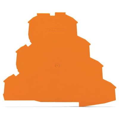 WAGO TOPJOB S Series End and Intermediate Plate for Use with DIN Rail Terminal Block, IECEx [2002-4192]; 278-7610