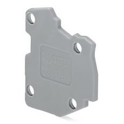 WAGO TOPJOB S Series End Plate for Use with DIN Rail Terminal Block [2002-541]; 278-7632