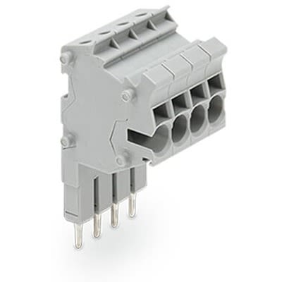 WAGO TOPJOB S Series Modular Connector for Use with DIN Rail Terminal Block, 24A [2002-554]; 278-7640