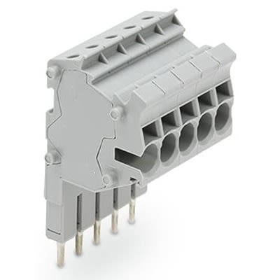 WAGO TOPJOB S Series Modular Connector for Use with DIN Rail Terminal Block, 24A [2002-555]; 278-7642