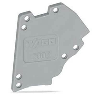 WAGO TOPJOB S Series End Plate for Use with DIN Rail Terminal Block [2002-641]; 278-7668