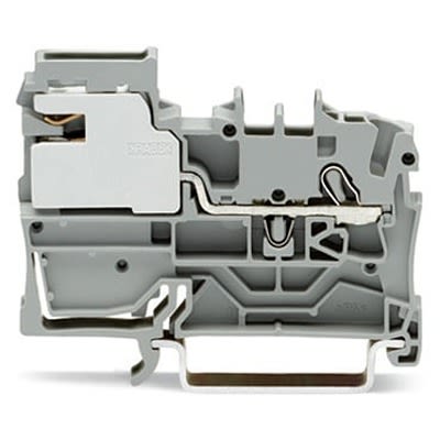 WAGO 2002-7111 TOPJOB S Series Grey, 2.5mm², 1-Level, Push In Termination [2002-7111]; 278-7672