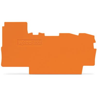 WAGO TOPJOB S Series End and Intermediate Plate for Use with DIN Rail Terminal Block [2002-7292]; 278-7675