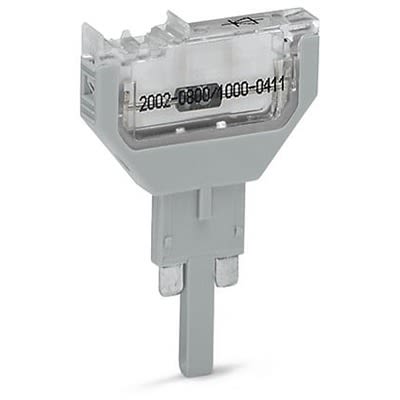 WAGO TOPJOB S Series Component Plug for Use with DIN Rail Terminal Block, 500mA [2002-800/1000-411]; 278-7676
