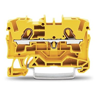 WAGO 2004-1206 TOPJOB S Series Yellow, 4mm², 1-Level, Push In Termination, ATEX, CSA, IECEx [2004-1206]; 278-7724