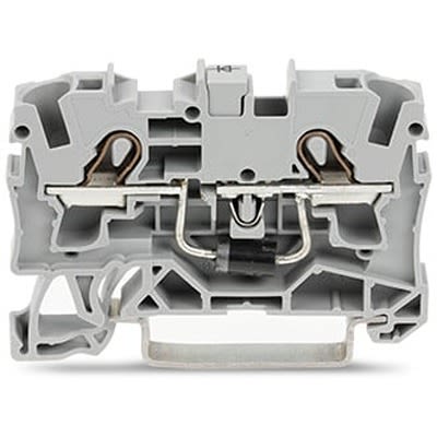 WAGO 2004-1211/1000-401 TOPJOB S Series Grey, 4mm², 1-Level, Push In Termination [2004-1211/1000-401]; 278-7728