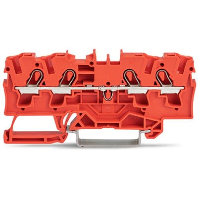 WAGO 2004-1403 TOPJOB S Series Red, 4mm², 1-Level, Push In Termination, ATEX, CSA, IECEx [2004-1403]; 278-7742