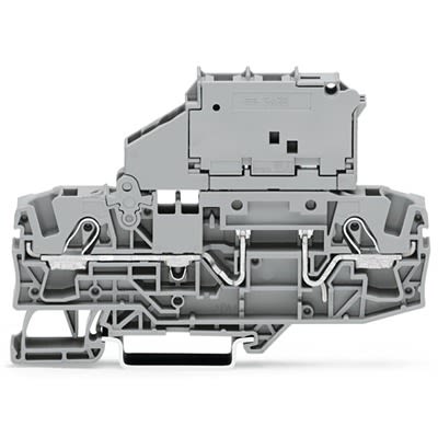 WAGO 2006-1621/1000-541 TOPJOB S Series Grey, 6mm², 1-Level, Push In Termination, Fused, CSA [2006-1621/1000-541]; 278-7804