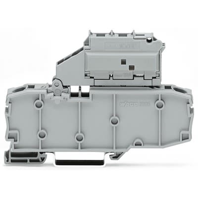 WAGO 2006-1631/099-000 TOPJOB S Series Grey, 6mm², 1-Level, Push In Termination, Fused, CSA [2006-1631/099-000]; 278-7807