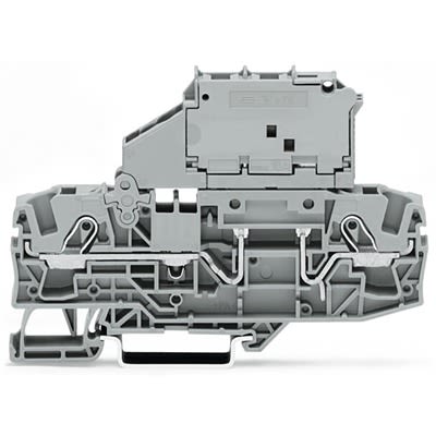 WAGO 2006-1631/1000-541 TOPJOB S Series Grey, 6mm², 1-Level, Push In Termination, Fused, CSA [2006-1631/1000-541]; 278-7809