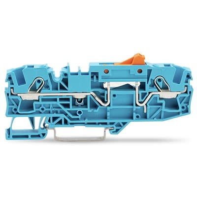 WAGO 2006-1674 TOPJOB S Series Blue, 6mm², 1-Level, Push In Termination, CSA [2006-1674]; 278-7820