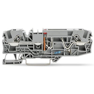 WAGO 2006-1681/1000-434 TOPJOB S Series Grey, 6mm², 1-Level, Push In Termination, Fused, CSA [2006-1681/1000-434]; 278-7830