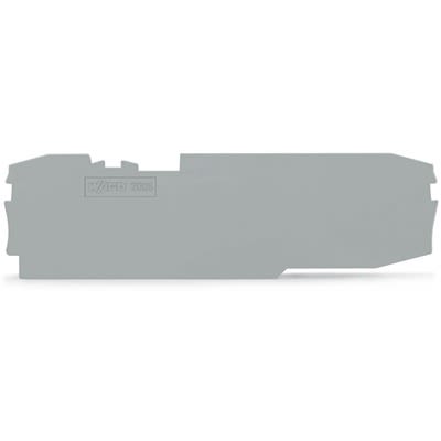 WAGO TOPJOB S Series End and Intermediate Plate for Use with DIN Rail Terminal Block [2006-8691]; 278-7857