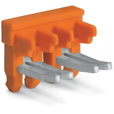 WAGO TOPJOB S Series Adjacent Jumper for Use with DIN Rail Terminal Block, 30A [2007-8444]; 278-7868