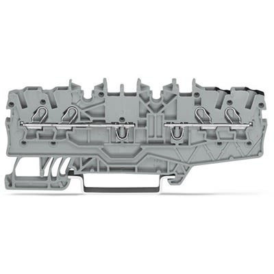 WAGO 2000-2141 TOPJOB S Series Grey, 1mm², 1-Level, Push-In Cage Clamp Termination, ATEX, EAC Ex, IECEx [2000-2141]; 278-7912