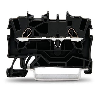 WAGO 2001-1205 TOPJOB S Series Black, 1.5mm², 1-Level, Push-In Cage Clamp Termination, ATEX, EAC Ex, IECEx [2001-1205]; 278-8026