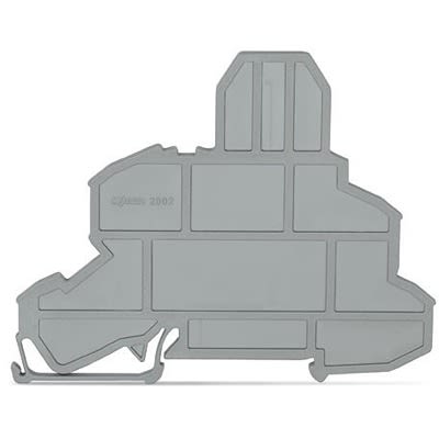 WAGO TOPJOB S Series End Plate for Use with DIN Rail Terminal Block, ATEX, IECE [2002-1091]; 278-8092