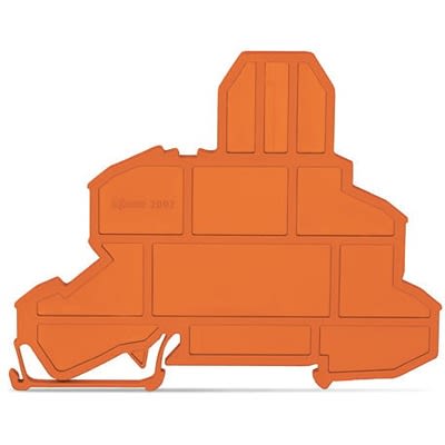 WAGO TOPJOB S Series End Plate for Use with DIN Rail Terminal Block, ATEX, IECE [2002-1092]; 278-8093