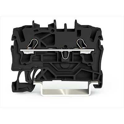 WAGO 2002-1205 TOPJOB S Series Black, 2.5mm², 1-Level, Push-In Cage Clamp Termination, ATEX, EAC Ex, IECEx [2002-1205]; 278-8097