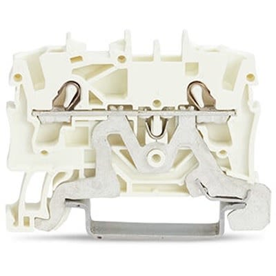 WAGO 2002-1208 TOPJOB S Series White, 2.5mm², 1-Level, Push-In Cage Clamp Termination, ATEX, EAC Ex, IECEx [2002-1208]; 278-8101